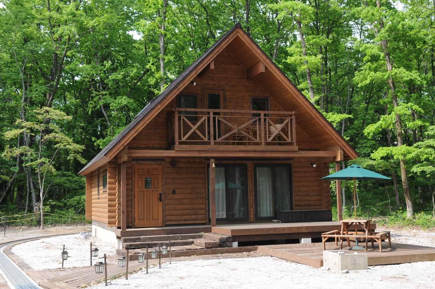 Log Cottage Epoch Hakuba Buitenkant foto