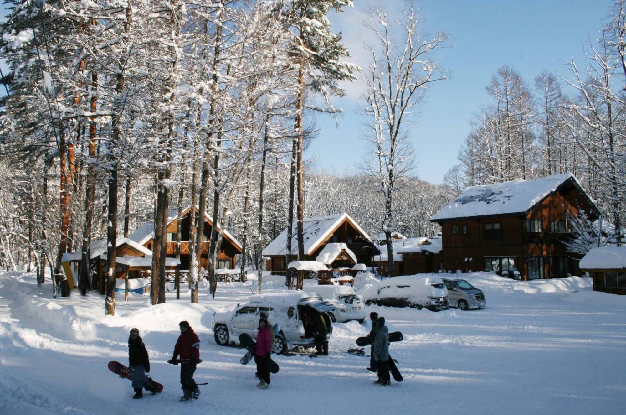 Log Cottage Epoch Hakuba Buitenkant foto