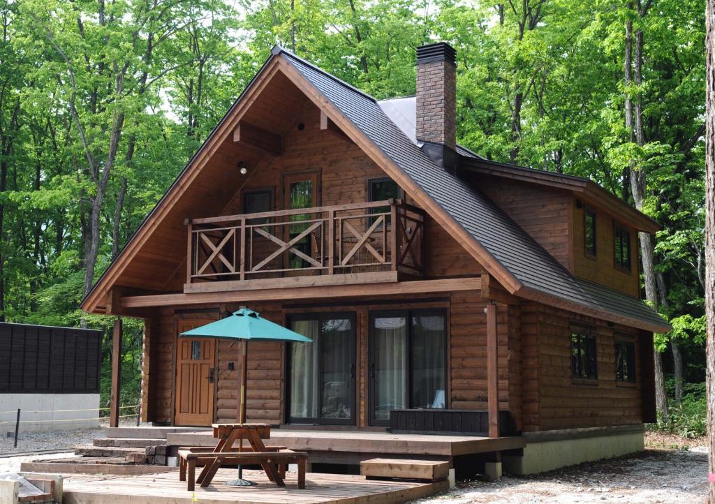 Log Cottage Epoch Hakuba Buitenkant foto